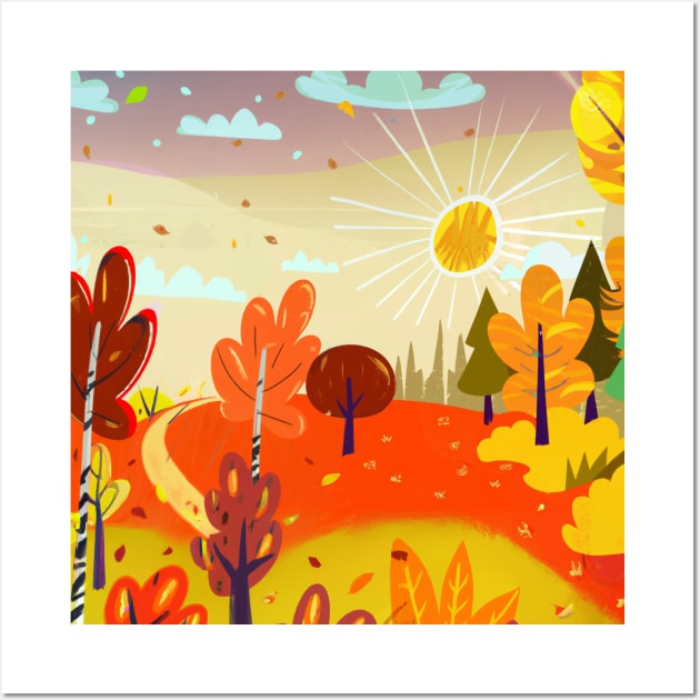 Autumn Season - Fall Season - Autumn Mood Wall Art by ShopBuzz